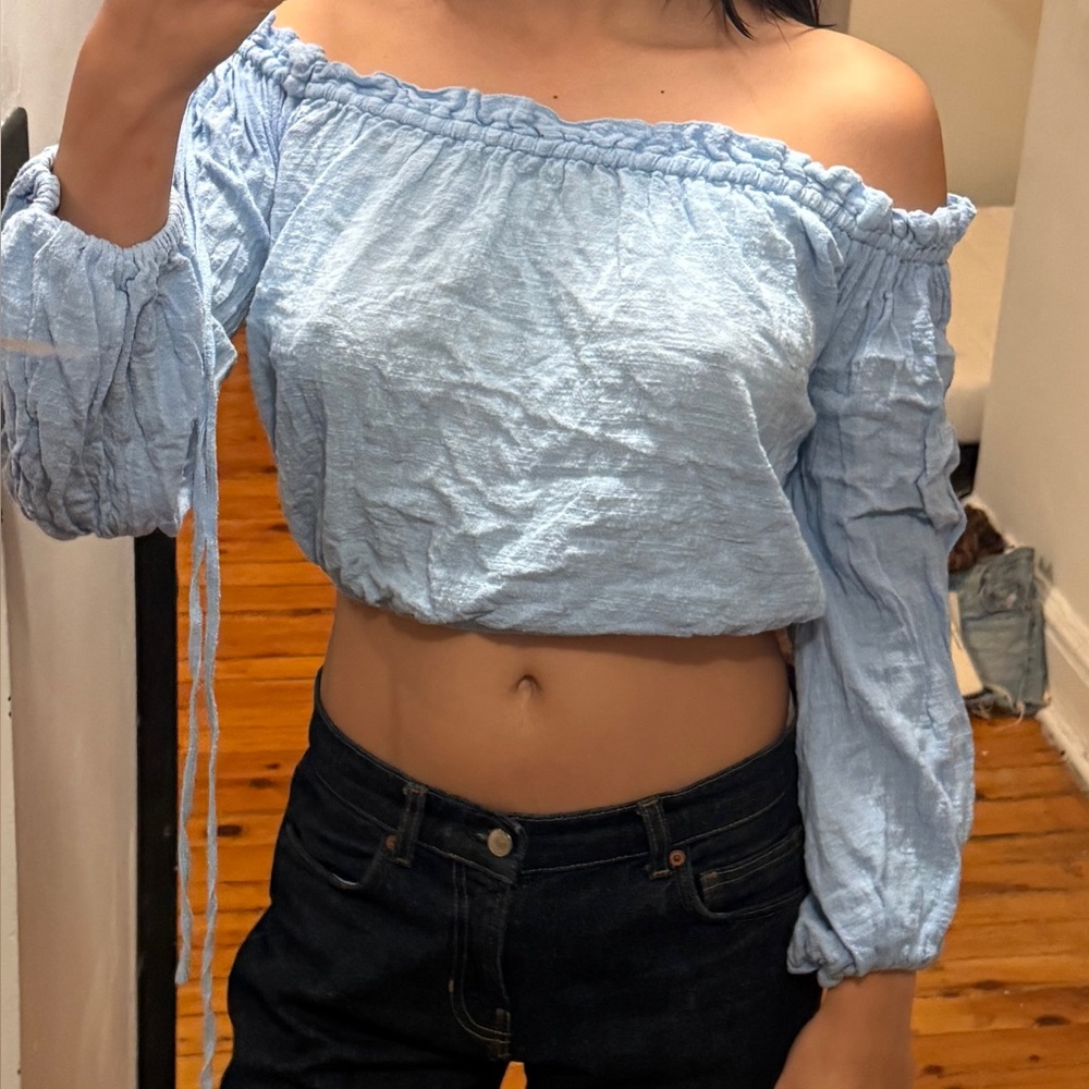 Andi Bagus Gaia Top Periwinkle Blue